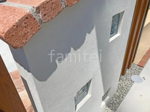 葛城市 新築ナチュラル セミクローズ外構