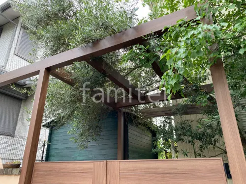 生駒市 リフォームナチュラル セミクローズ外構