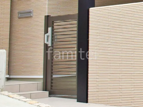 宝塚市 リフォームハイクラス セミクローズ外構