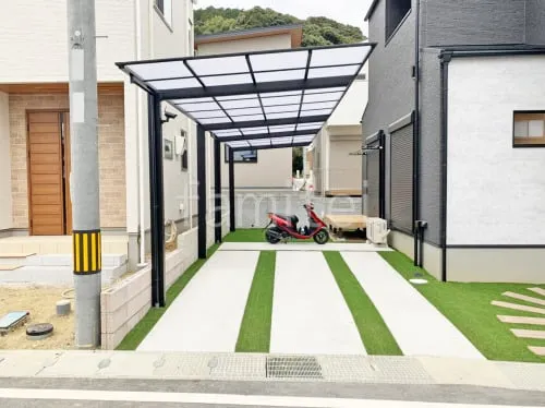 大津市 新築ベーシック オープン外構