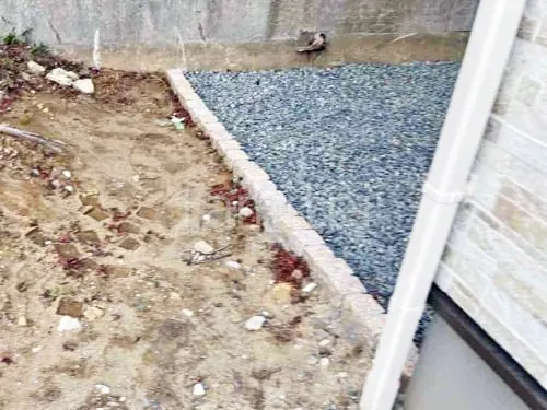 神戸市 新築シンプル オープン外構