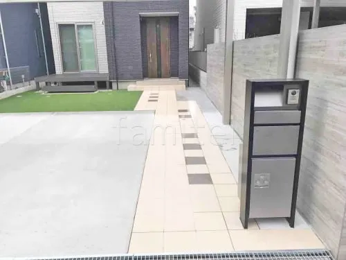 大阪市 新築ベーシック オープン外構