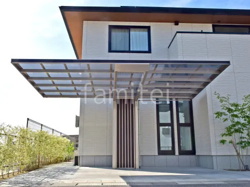 和泉市 新築シンプルオープン外構