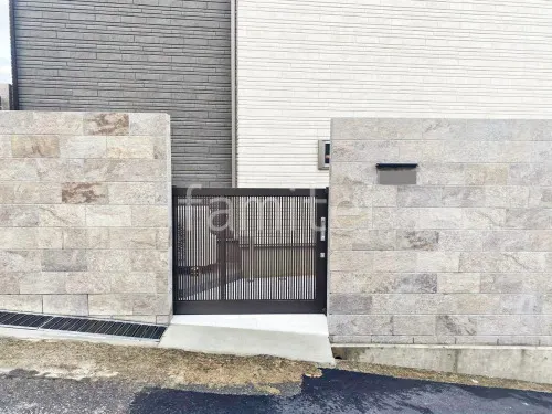 姫路市 新築ハイクラス クローズ外構