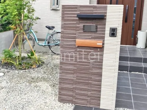 柏原市 新築シンプル オープン外構