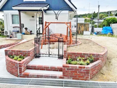 香芝市 リフォームナチュラル オープン外構