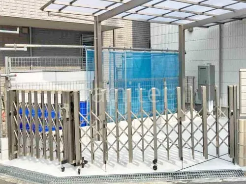 高槻市 新築シンプル クローズ外構