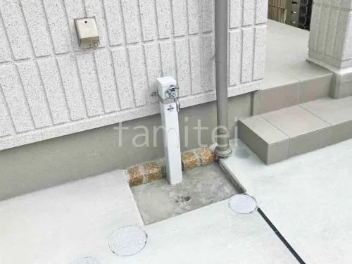 高槻市 新築シンプル クローズ外構