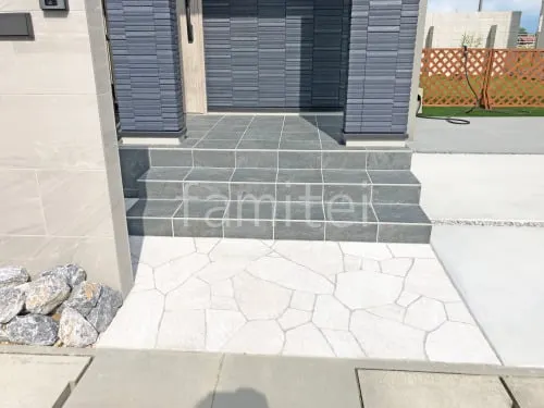 広陵町 新築シンプル オープン外構