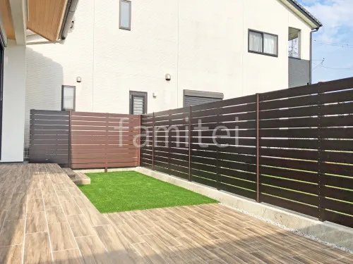 川西町 新築シンプル オープン外構