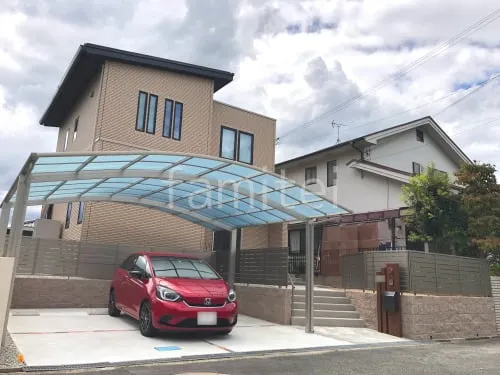 平群町 新築ベーシック オープン外構