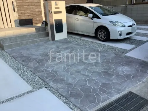 香芝市 新築シンプル オープン外構