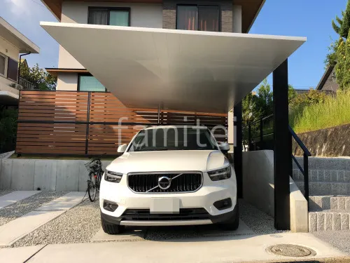 奈良市 新築シンプル オープン外構