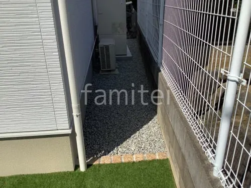 橿原市 新築シンプル オープン外構