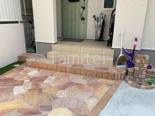 大阪市 新築ナチュラル オープン外構