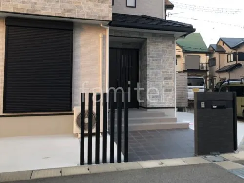 岩出市 新築シンプル オープン外構