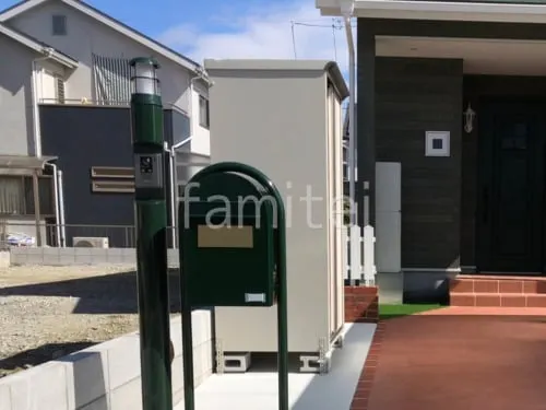 栗東市 新築ナチュラル オープン外構