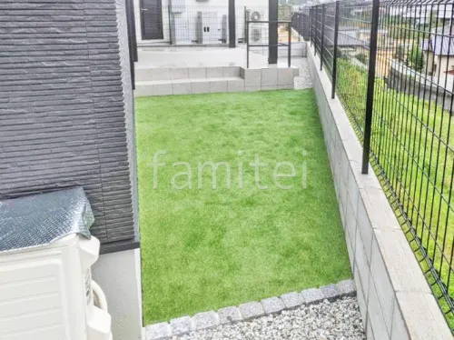 奈良市 リフォームシンプル オープン外構