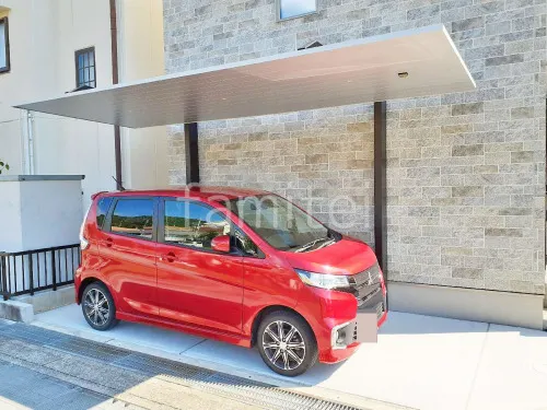 箕面市 新築ベーシック オープン外構