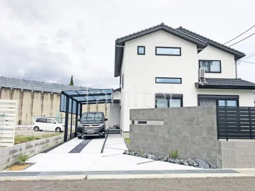 橿原市 新築シンプル オープン外構