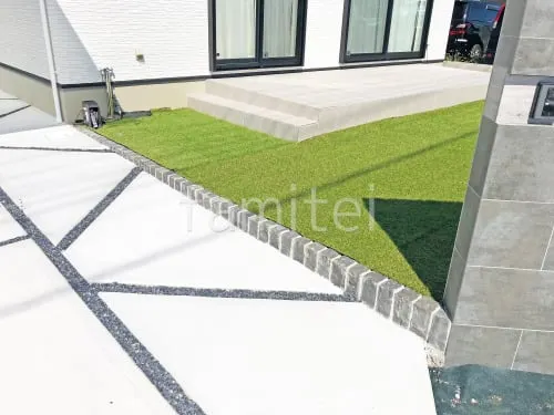 橿原市 新築シンプル オープン外構