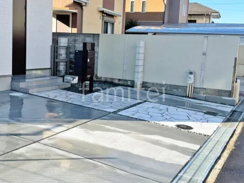 堺市 新築ベーシック オープン外構