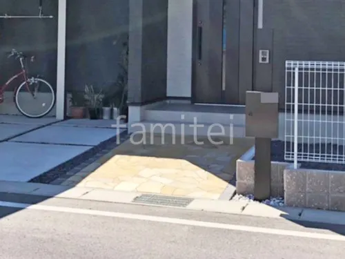 日野町 新築ベーシック オープン外構