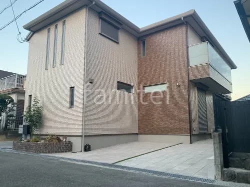 高槻市 新築ナチュラル オープン外構