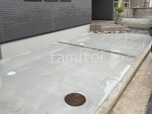 堺市 新築ベーシック オープン外構