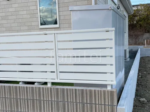 泉南市 新築ベーシック オープン外構