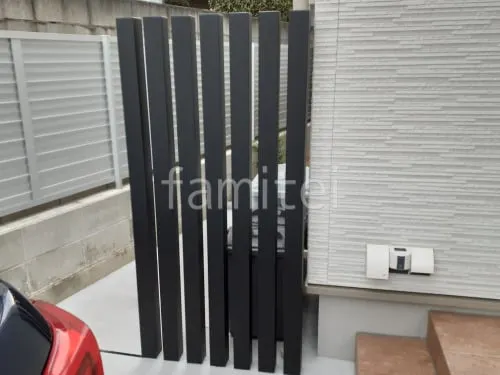 箕面市 新築ナチュラル クローズ外構