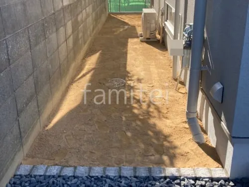 奈良市 新築ベーシック オープン外構