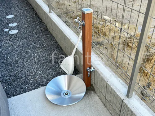 草津市 新築シンプル オープン外構