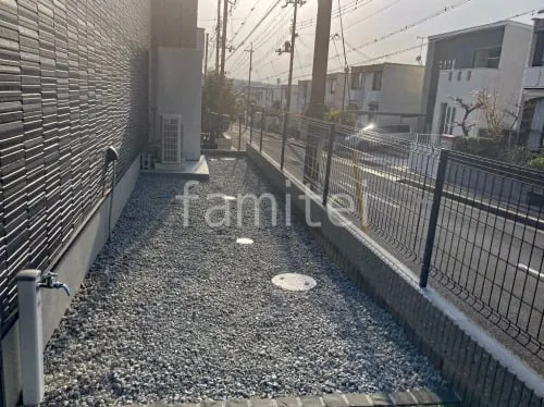 木津川市 新築シンプル オープン外構