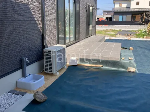 豊郷町 新築シンプル オープン外構