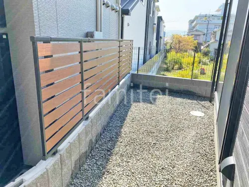 川西市 新築ベーシック オープン外構