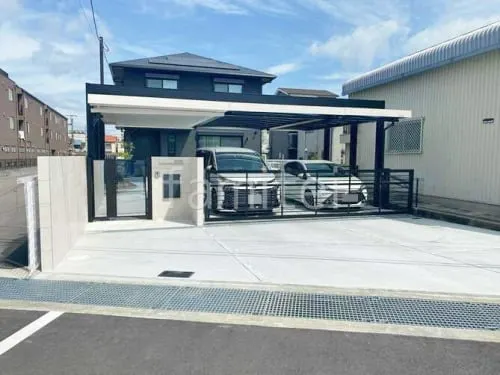 堺市 新築シンプル クローズ外構