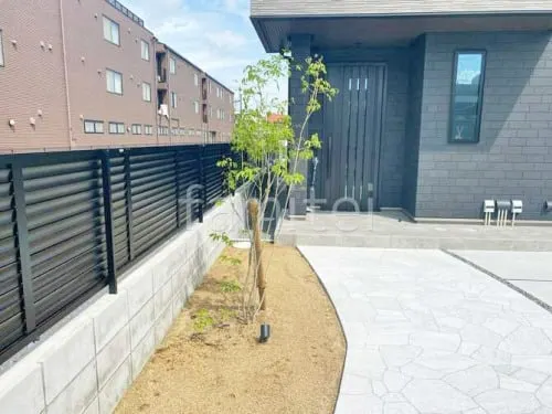 堺市 新築シンプル クローズ外構