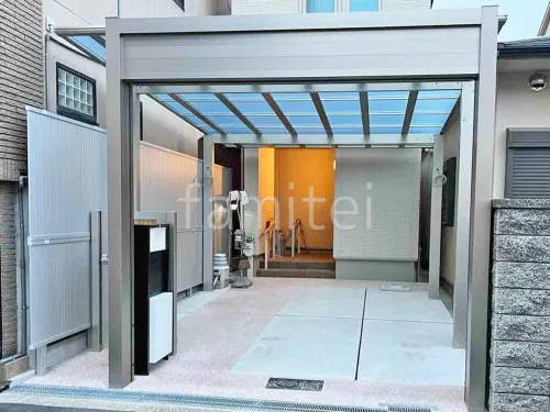 大阪市 新築ベーシック クローズ外構