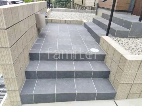 河合町 新築シンプル オープン外構