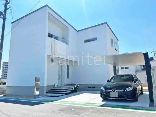 草津市 新築ベーシック オープン外構