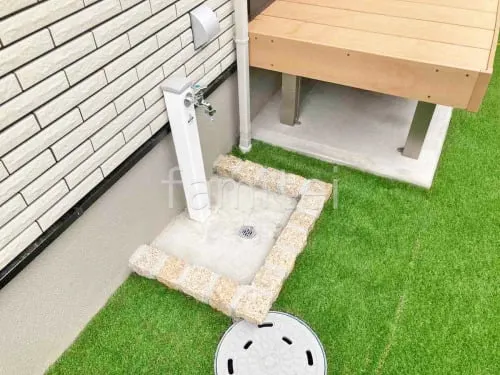 川西市 新築シンプル オープン外構