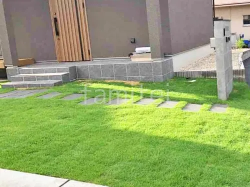 大津市 新築シンプル オープン外構