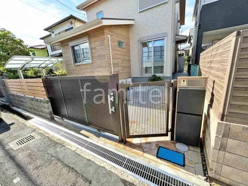 八尾市 新築ベーシック クローズ外構