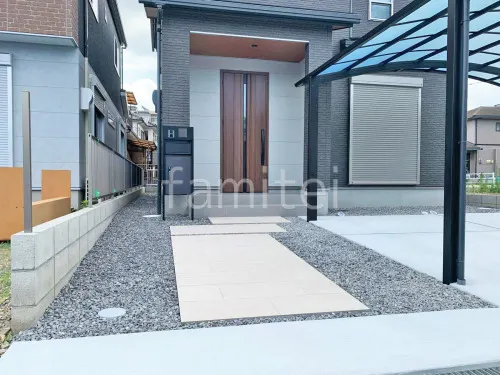 守山市 新築ベーシック オープン外構