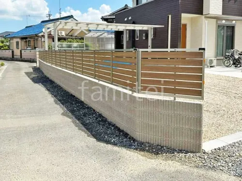 野洲市 新築シンプル オープン外構