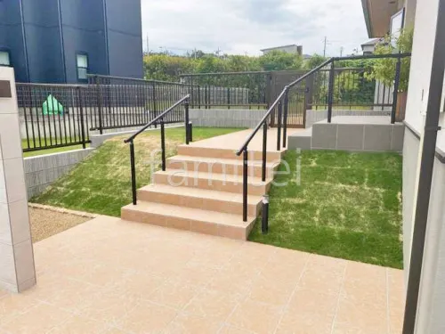 和泉市 新築シンプル オープン外構