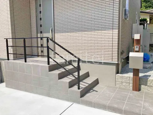 川西市 新築ベーシック オープン外構