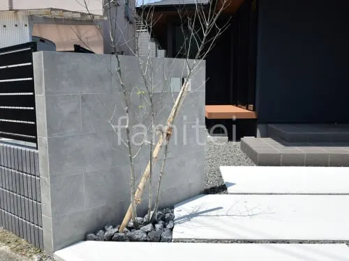 和歌山市 新築シンプル オープン外構