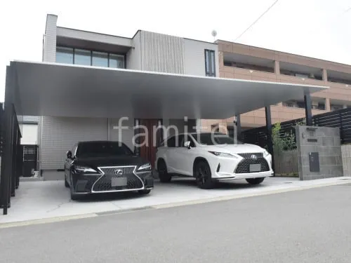 箕面市 新築シンプル オープン外構